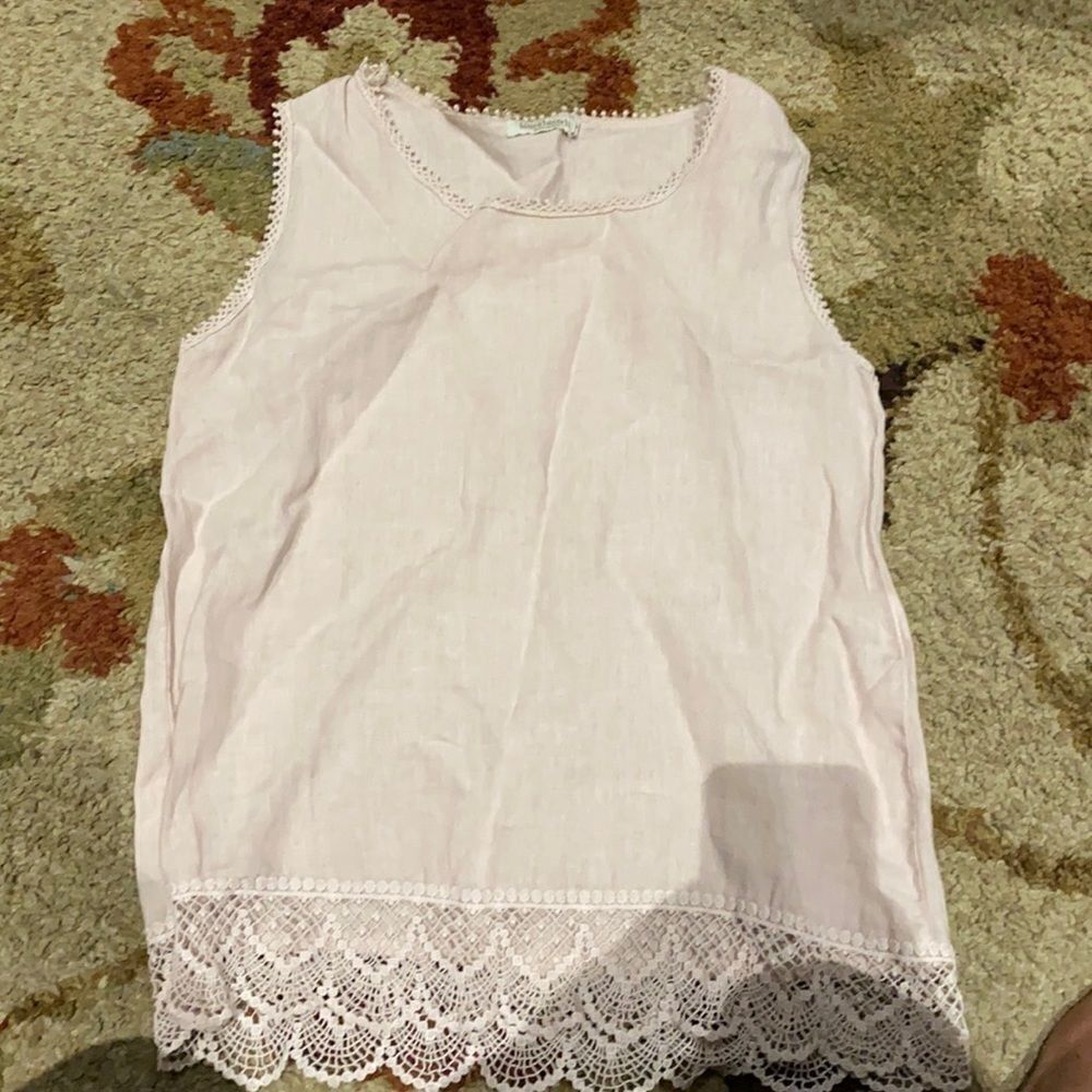 ❤️ Laura Bianchi Linen Tank ❤️